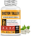 NuBest Doktor Taller - Kostní síla Podporuje, Vylepšení imunitní systém - Keto s vápníkem, Vitamin D3, Vitamin K2, Amino kyseliny & Byliny pro děti (8 +) - 60 Vegan Kapsle 124; 1 měsíc Dodávka