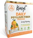 Konsyl Daily Fiber Orange 100% přírodní medilium husk prášek - přirozeně slazený - gluten zdarma - 30 jednotlivých Stickpacks