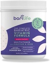 Bari Life Kompletní Bariatric - Dietní dodatek prášek Mix, vápník Citrát, Multivitamin, Železo - Bariatrické vitaminy pro pacienty s Gastric Sleeve - (Meloun, 60 Služeb)