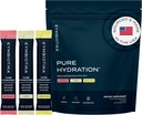 CYMBIOTIKA Čistá hydratace Electrolytes Powder Drink Mix s vitaminem C & Magnesium, Keto Friendly Electrolyte Hydration Packets, Variety Pack, Lemon, Lychee & Watermeloun, 7 Každý, 21 Stick Packets