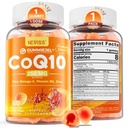 Sugar- Free CoQ10-250mg / 500mg Plněné gumy - Plus Omega-3, EPA + DHA, B3 & Zinek - Ultra Co Q-10 Doplňky pro zdraví, Cellular Energy, Antioxidant Support, Až 60 Day Supply, Vegan 60Cts