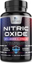 Oxid dusnatý Booster Extra Strength 3000mg - 3X Síla L- Arginin & Citrulline, Nejlepší Nitric Oxide doplňky pro muže, Podporuje svaly, Zdraví srdce, Energetický dodatek, Lahvička v USA, 240 Kapsle