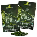 Recoverybits Organic Chlorella Řasy Tablety, Superfood, Čistá zelená Řasy, Vysoký protein a Vlákna, Chlorofyl, Prasklá buněčná zeď Non- ozářené, pro imunitní zvýšení a detox, Non- GMO, 60 Tablety