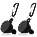 2 Pcs Protein Powder Container, Přenosný protein Powder Travel Container, Protein Powder Funnel, Vodní nádobky pro práškové směsi, Pre Workout / Gym doplněk Nápoje Keychain (50ml)