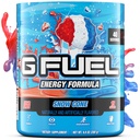 G Fuel Snow Cone Energy Drink Powder, Pre Workout Caffeine Mix for Gaming, Cukr Free Focus Amino, Vitamin + Antioxidanty, 9.9oz (Snow Cone, 40 Servings)
