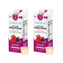 Vidafuel Wellness Protein Drink, 16g Protein per 2oz Shot, 32 fl oz Carton, 2 Pack, Berry, kolagen a syrovátka Drink, Žádné umělé sladkosti