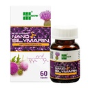Nano Silymarin - 60 Kapsle - Podpora zdraví jater a stabilizace jaterních buněk - Nano technologie zvyšuje absorpci až 99,9%