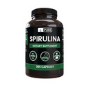 Čisté původní ingredience Spirulina (365 Kapsle) Ne hořčík nebo rýžové plnidla, Vždy čisté, Laboratoř ověřené