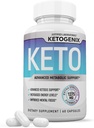 Ketogenix Keto Pills 1275MG Nová a vylepšená formule Obsahuje jablečný ocet extra panenský olivový olej Powder Green Tea Leaf 60 Kapsle