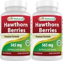 Nejlepší Naturals Hawthorn Berry 565 mg 180 Kapsle (180 Počet balení po 2)