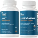 Dr. Tobias Adult Multivitamins a Ashwagandha Kapsle, Podpora Celková Wellness & Vyvážená energie & Odpočinek, Vegan, Non- GMO