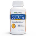 Gut Alive - Všechna přírodní podpora pro boj s IBS, Heartburn, kyselé požití, kyselý reflux, floating & Gas. Unikátní formulace (60 Počet (balení po 1))