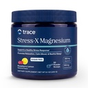 Stopy Minerály 124; Stress-X Magnesium Powder 124; Stress Relief, Regularita, Relax, Sleep, Energy, Relaxy Muscles, Buněčné funkce 124; Non-GMO, Gluten zdarma, a Certified Vegan 124; Raspberry Lemon Flavor 124; 8.5 oz