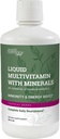 Liquid Multivitamins pro ženy a muže (Tropical Berry Flavor) - 30 + Liquid Vitamins, Minerály & Organic Antioxidant Blend - Morning Multivitamine for Imunitary Support and Energy - 32 Fl Oz