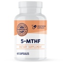 Viméries 5-MTHF Kapsle - 60 Servings (1 Capsule / Serving) 8500mcg L-methylfolát Glucosamin a 500 mcg vitamin B12 dodatek -Biologicky dostupný Folát doplněk pro ženy a muže Vegan 5 mthf (60 ct)