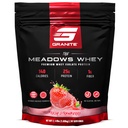 Granitové doplňky Meadows Syrovátkový protein izolát protein prášek pro Lean Muscle s 150 kalorií, 2g Fiber, 1g cukr (30 Služeb), čerstvé jahodové aroma
