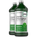 Horbäach Chlorofyl Liquid Kapky 124; 100mg CUP 124; 32 oz (2 x 16 oz Lahve) 124; Přírodní Peppermint Flavor CUR 124; Vegetarian, Non- GMO, gluten zdarma dodatek