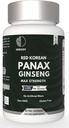 Panax Ginseng Capsule 500 MG per Serving Energy, Memory & Brain Health Support, Non- GMO (Balení 60 tobolek)
