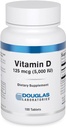 Douglas Laboratories Vitamin D (5.000 I.U.) CLAS124; Vitamin D3 dodatek k podpoře imunitního zdraví, hladiny vápníku a kostí * CLAS124; 100 Tablet