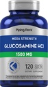 Piping Rock Glucosamine HCL 1500mg PHARMAN 124; 120 Caplet PHARMAN 124; Mega Strength PHARMAN 124; Non- GMO & Gluten zdarma