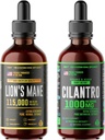 HERBIFY Bundle - Lions Mane kapky & Cilantro tinktura - Brain Boost & Body Detox