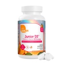 Zahler Junior D3 Vitamíny 1000 IU - pro děti - Vitamin D pro děti na podporu kostí, zubů a imunitního zdraví - Kosher Orange Flavor - 120 Počet.
