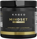 Kaged Nootropní Mindset Elite, Focus and Productivity Supplement, Stimulant Free, podporuje Working Memory, Focus a Mood *, Strawberry Lemonade - 30 Služeb