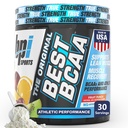 BPI Sports Best BCAA Powder - Muscle Recovery Support - Branched Chain Amino Acids PHAR124; Building Blocks of Protein and Muscle - Post Workout Recovery - Hydration - Fruit Punch, 30 Servings