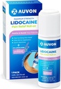 AUVON Lidokain Roll- On with Essential Oil, No Mess Applicator, Max Strength Lidocain, Quick Absorbing to Numb & Soothe Pain Relief for Knees, Shoulders, FSA / HSA Referred, Lavender, 2.5 OZ, 1 Pack