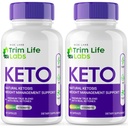 rize labs - - Trim Life Labs Keto Kapsle - Váhové ztráty pilulky - Podpora maximální pevnost Formule, Keto + ACV dodatek (120 Kapsle)