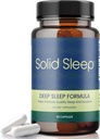 Deep Sleep Formule, Přírodní spánková pomoc bez melatoninu, Magnesium Bisglycinát, L. Theanin, Inositol, Prášky na spaní pro dospělé, 60 Veganských kapslí