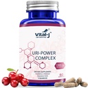4-IN-1 URI POWER COMPLEX 1350mg - D Mannose, Cranberry, Hibiscus, and Dandelion Herb - Přirozeně čistit močovou měchýř a močová trakt 60 kapslí - Specializovaný přístup k prevenci UTI