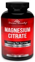 Čistá hořčík Citrát Kapsle - 1300mg Magnesium Dodatek s Elemental Magnesium - 120 Vegetariánské Kapsle