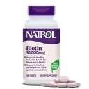 Natrol Beauty Biotin 10,000mcg Vitamíny pro krásu, 100 Tablet, 100 denní zásobování