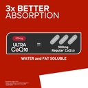 Qunol CoQ10 100mg Softgels Ultra 3X Lepší absorpční koenzym Q10 Doplňky - Antioxidační doplněk pro cévní a srdeční zdraví a výrobu energie - 2 měsíční zásoba - 60 Počet (Balení po 2)