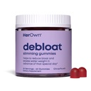 její vlastní Debloat Gummy, Bloating a Gas Relief, Pomáhá snížit zadržování vody, Podporuje energii, s jablečným octem a Dandelion, gluten a Soy Free, Vegan, 60 Gummies, 60 Služeb