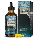 Mullein Drops for Lungs, Support Lung Cleanse / Detox & Respirační funkce pro zdravé dýchání - Mullein Leaf Extract for Lungs-2 fl.oz