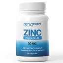 Zinek Pikolinát 30mg [vysoká absorpce] Dodatek - Zinek Pikolinát pro imunitní podpůrný systém 60 Kapsle