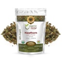 Organic Way Hawthorn Leaf and Flower Whole (Crataegus monogyna) - Bylinný čaj 124; European Wild- Harvest CLANE124; USDA & Kosher Certified CLANEF124; Non GMO & Gluten Free CLANE124; Původ - Albánie (1 / 2LBS / 8OZ)
