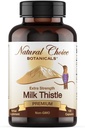 Mléko Thistle Extract (80% Silymarin Flavonoidy) Plus Kurkuma - 120 Kapsle