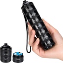 Týdenní Metal Pill Pořadatel - Travel Pill Box, Vodotěsný Pouzdro, 7 den Aluminium Alloy Pill Kontejner, Přenosný držák na pilulky pro medicínu, Dodatek, Rybí olej