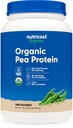 Nutricost Organic Pea Protein Isolate Powder (2LBS) - Neochucený, Certified USDA Organic, Protein from Rostliny, Vegetarian Friendly, Gluten Free, Non- GMO