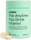 H-PROOF Kdykoliv budete pít vitamin, zdraví jater a imunita podpora s elektrolyty, mléko Thistle, a vitaminy B & C - 40 Žvýkací tablety (20 Služeb), Vegan, Tangerine