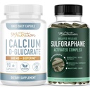 Sulforaphane komplex s vápníkem D- glukarát 124; Hormon Balancing Bundle s pokročilým Microbeadlet Hormon Balance Dodatek (60 Služeb) a Vegan gluten Free Non- GMO CDG dodatek (90 Služeb)