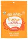 Čtyři Sigmatické Focus Směs 7 Superfoods Adaptogen Směs s Lion 's Mane, Cordyceps, Rhodiola, Bacopa & Mucuna CUR 124; Produktivita a kreativní podpora CUR 124; Decaf & Rozpustí snadno 124; 30 Služeb