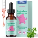 JoySpring DetoxZee Cilantro Kapky pro děti - Přírodní Detox Podpora se Zeolite & Cilantro Extract - Gentle Whole-Body Cleanse for Children & Toddlers - Kid- Friendly Liquid Detox, 30 Servings