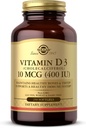 Solgar Vitamin D3 (Cholekalciferol) 10 MCG (400 IU), 250 Softgels - Pomáhá udržovat zdravé kosti a zuby - Podpora imunitního systému - Non- GMO, Gluten zdarma, mléčné zdarma - 250 Služeb