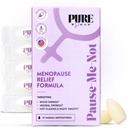 Čistá žena Pause- Menot Menopauza Relief Vaginální Suppositors - Vaginální Moisturizer pro menopauzální ženy - Vitamin E & Hyaluronic Acid Vaginální Suppositors pro suchost, Hot Flash & Night Sweat