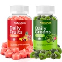 Superifood Fruits and Veggies Gummies (120 Chews), 12 + Superfruits & 30 Veggies, Fruit & Byliny, Ovoce a zeleninové vitamíny, Non- GMO, Pectin- based, Gluten- free