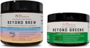 Live Conscious Beyond Green & Beyond Brew 124; Delicious Green Powder for Bloating + Houba Superfood Coffee Alternative Caffeine Free